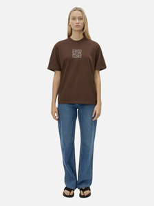 Womens: CAMILLA & MARC Criollo Graphic Tee - Chocolate