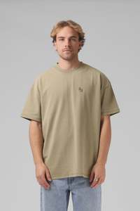 RPM O/S Sanded Tee - Moss