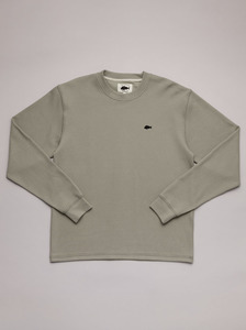 JUST ANOTHER FISHERMAN Stamp Pique L/S Tee - Clay