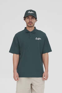 HUFFER Par S/S Polo / Your Caddie - Golf Green