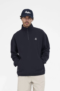 HUFFER Club 1/4 Zip Fleece - Navy