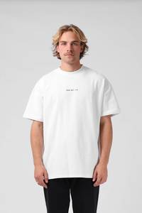 Mens: RPM Sanded OS Tee - White