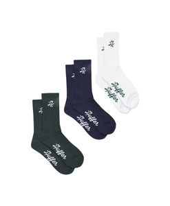 HUFFER Rib Sock 3 Pack / Par 97 - Multi