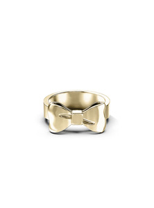 STOLEN GIRLFRIENDS CLUB Bow Ring - Gold Vermeil