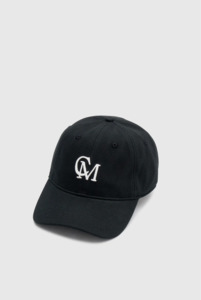 CAMILLA AND MARC Isolde Embroidered Logo Cap - Black/ White