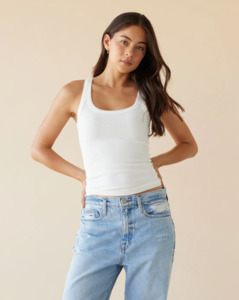DEAR DYLAN Daily Tank - Blanc