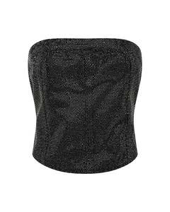 Ksubi: KSUBI Vampy Bustier Opium High Rollers - Black