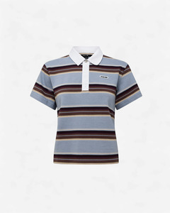 Ksubi: KSUBI Sott Shrunken Polo - Multi Stripe