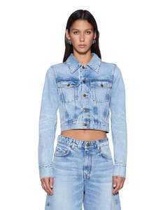 KSUBI Slim Trucker Jacket - Flight Blue