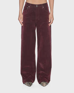 Ksubi: KSUBI Low Rider Jean - Merlot