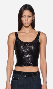 Ksubi: KSUBI Chloe Tank Black Spark - Black