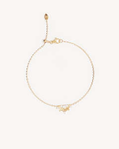 By Charlotte: BY CHARLOTTE Lotus Rain Bracelet - 18K Gold Vermeil