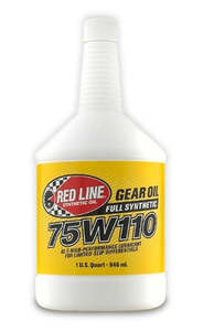 Gear Oil: 75W110 GL-5 GEAR OIL QUART