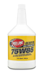 Gear Oil: 75W85 GL-5 GEAR OIL QUART