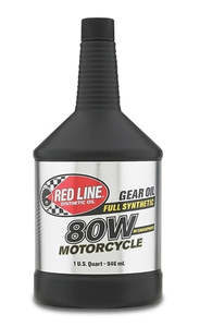 Motorcycle Oil: 80W MOTORCYCLE GEAR OIL W/SHOCKPROOF QUART