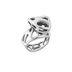Ring: Archaea S3 Silver Ring | Redmānuka | nz jewellery