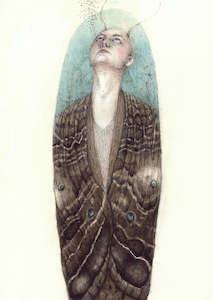 Gift Cards Nz Contemporary Painting Frith Wilkinson: Murmuration 2 card | nz contemporary painting | frith wilkinson