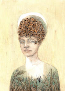 Gift Cards Nz Contemporary Painting Frith Wilkinson: Biophilia card | nz contemporary painting | frith wilkinson