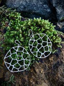 Jewellery Nz Earrings Redmanuka 1: Large Spore Earrings | nz jewellery | redmānuka