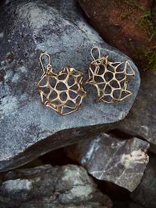 Large Archaea Earrings | nz jewellery | redmānuka