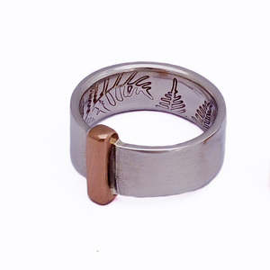 Strata Ring — Silver and Gold