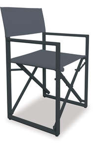 Outdoor Furniture: Director Folding Chair Black