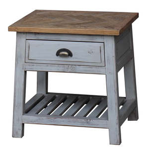 Bedroom: Savona Bedside Table Grey