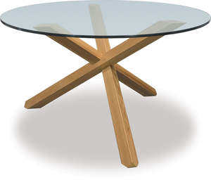 Dining: Everest round table Natural 1200