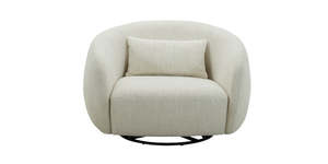 Miller Swivel Armchair August Pearl