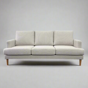 Sofas: Alex 3 Seater Sofa — Loft Silver Streak