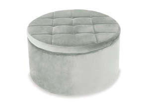 Beanbags Ottomans Footstools: Ottoman With Storage Grey