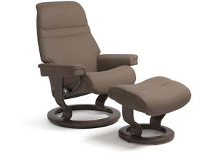 Recliners: Stressless Sunrise Medium Mole