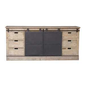 Consoles Sideboards Shelving: Sliding Door Buffet