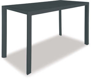 Azura 1800 Bar Table Gunmetal Grey