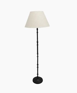 Hammered Floor Lamp/Cinnamon Shade