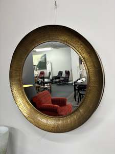 Mirrors: Round Gold Mirror