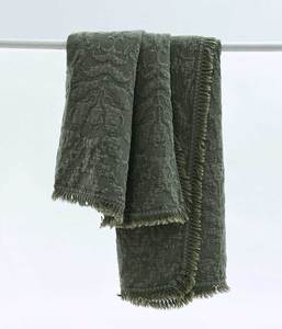 Blankets Throws: Mayen Throw Olive