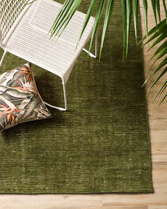 Orakei Green Outdoor Rug