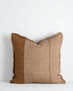 Frankton Cushion Caramel 50x50