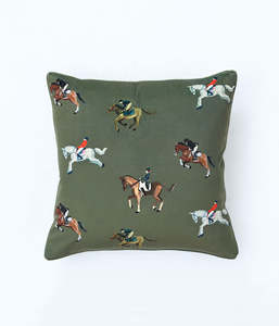 Mm Linen: Equestrian Cushion 50x50