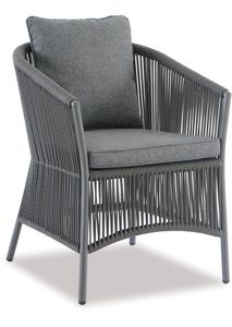 Outdoor Furniture: Omaha Dining Chair Gunmetal Grey