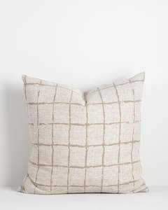 Baya: Harrison Taupe Cushion 55x55