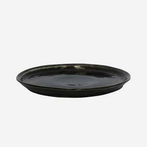 All: Black Creamery Lunch Plates Set 8