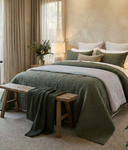 Hawthorne Bedspread Set, Ivy, King