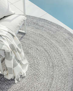 Mornington Rug 210 Dia Dark Pebble