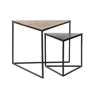 Cairo Triangle Nest Side Table