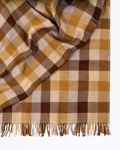 Linen Homewares: Caldwell Throw, Autumn
