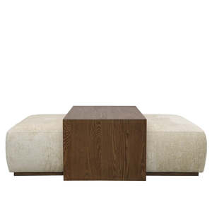 Coffee Side Tables: Adrian Coffee Table / Ottoman
