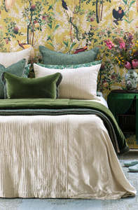 kaiyu Natural Linen Bedspread, King