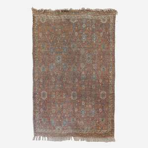 All: Persian Style Rug, Terracotta & Green